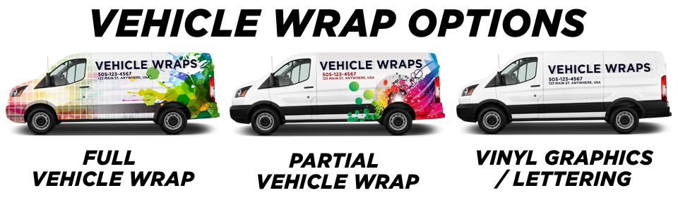 Escondido Vehicle Wraps vehicle wrap options