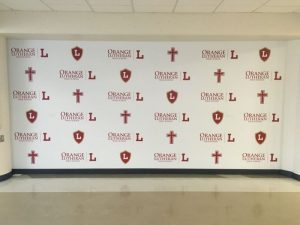 North County Church Signs custom wall vinyl step repeat mural 300x225