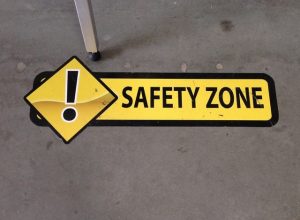 Carlsbad Coronavirus Signage safety floor vinyl graphics 300x220